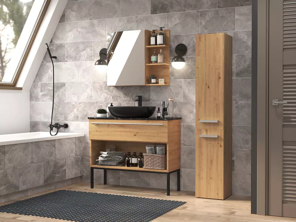 Falco Koupelnová skříňka Noeli IV dub artisan - náhled 3