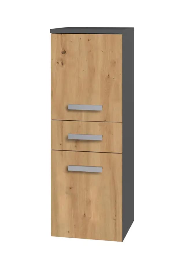 Falco Koupelnová skříňka Noeli V 2D1S antracit/dub artisan
