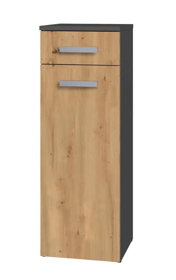 Falco Koupelnová skříňka Noeli V 1D1S antracit/dub artisan