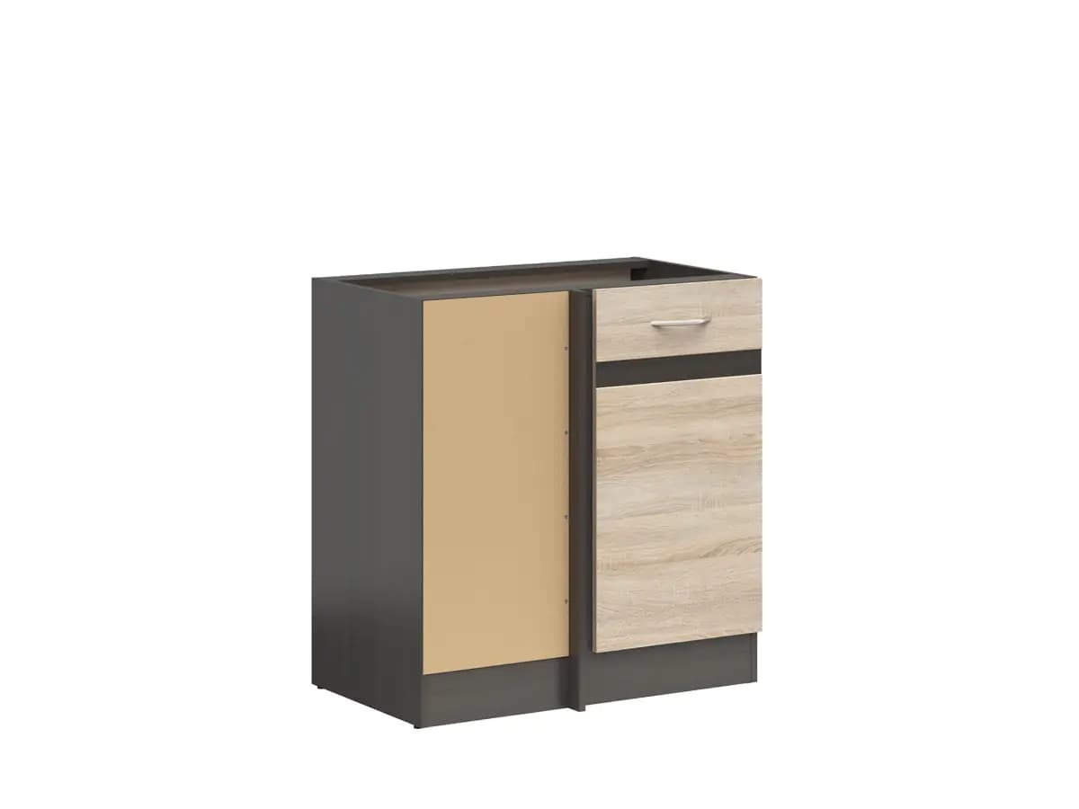 BRW Rohová skříňka Junona Line DNW/100/82 L - náhled 2