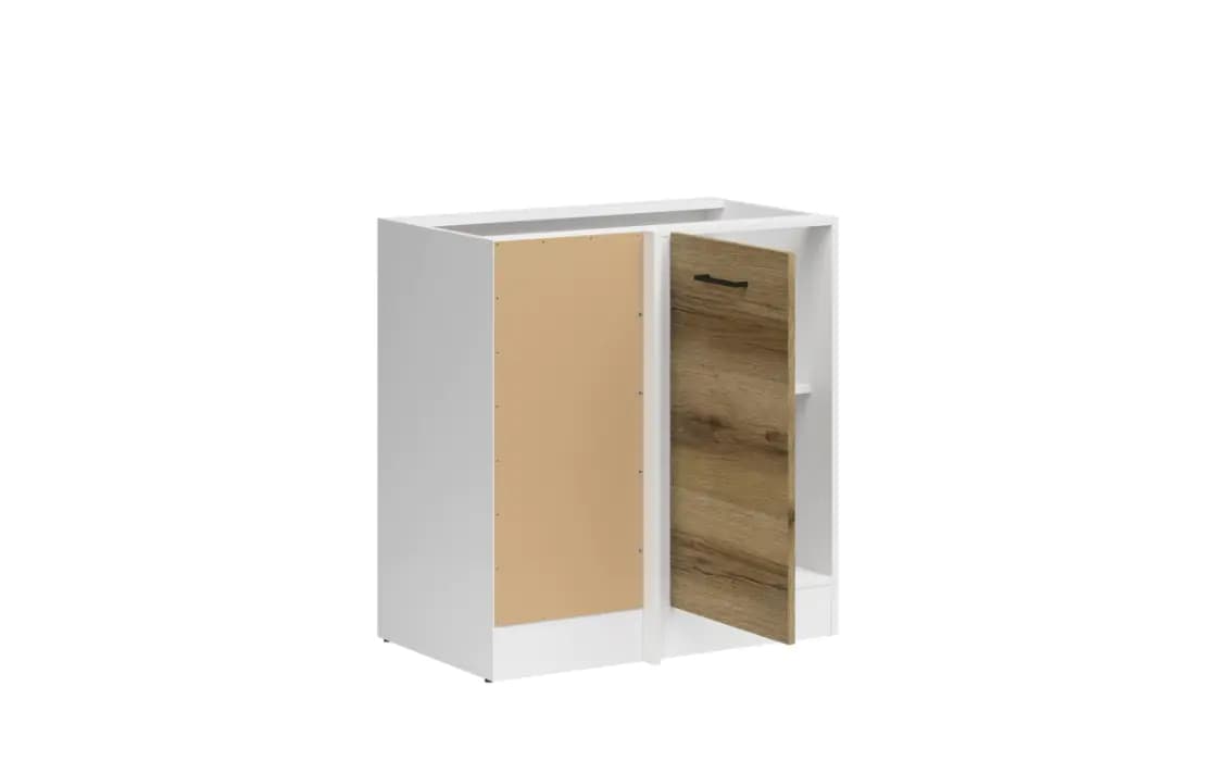 BRW Rohová skříňka Junona Line DNW/100/82L BBL, dub delano - náhled 2
