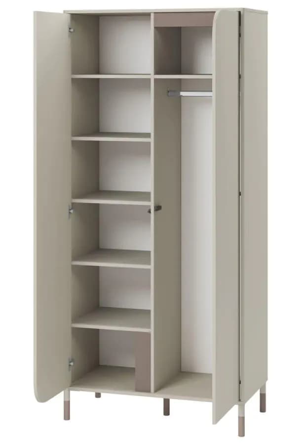 Casarredo Šatní skříň 2D SPOLETO kašmír/dub lanýž - náhled 4