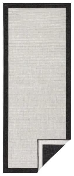 NORTHRUGS Kusový koberec Twin-Wendeteppiche 103105 creme schwarz 80x150 cm - náhled 5