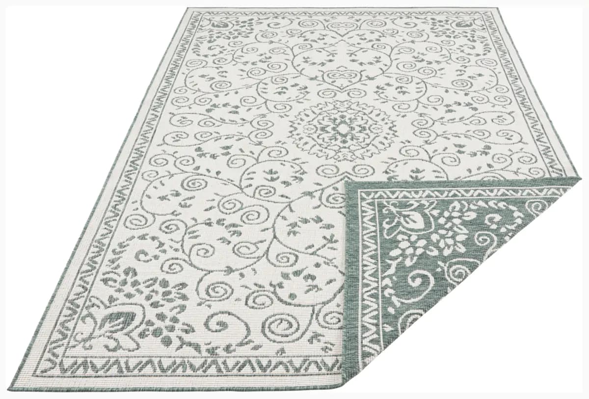 NORTHRUGS Kusový koberec Twin Supreme 103865 Leyte Green/Cream 120x170 cm - náhled 3