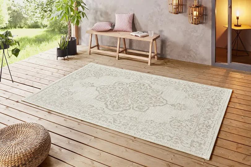 NORTHRUGS Kusový koberec Beach 103854 Cream/Beige 120x170 cm - náhled 2