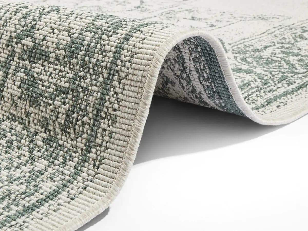 NORTHRUGS Kusový koberec Twin Supreme 104139 Green/Cream 80x150 cm - náhled 2