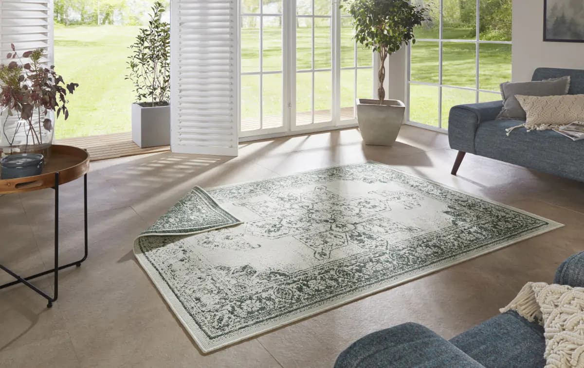 NORTHRUGS Kusový koberec Twin Supreme 104139 Green/Cream 80x150 cm - náhled 3