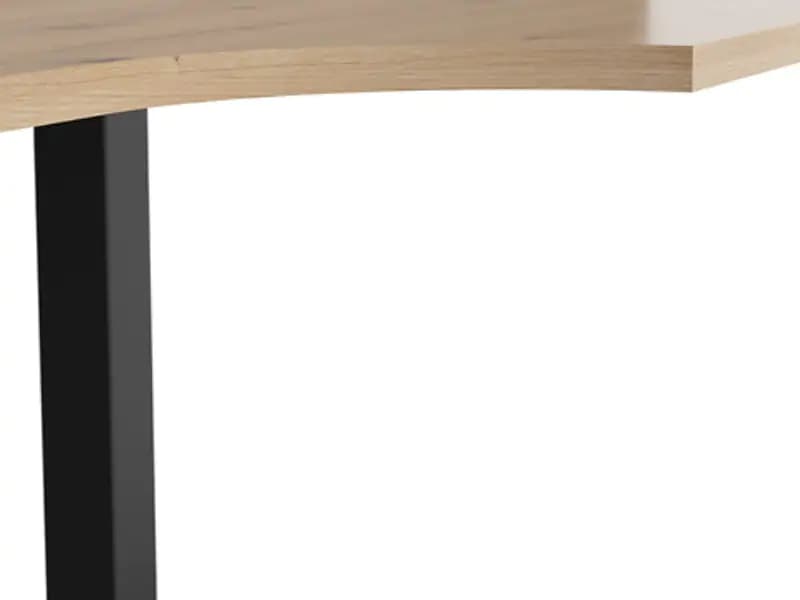 BRW SPACE OFFICE stůl BIU/160/90/A/P, pravá, dub artisan - náhled 3