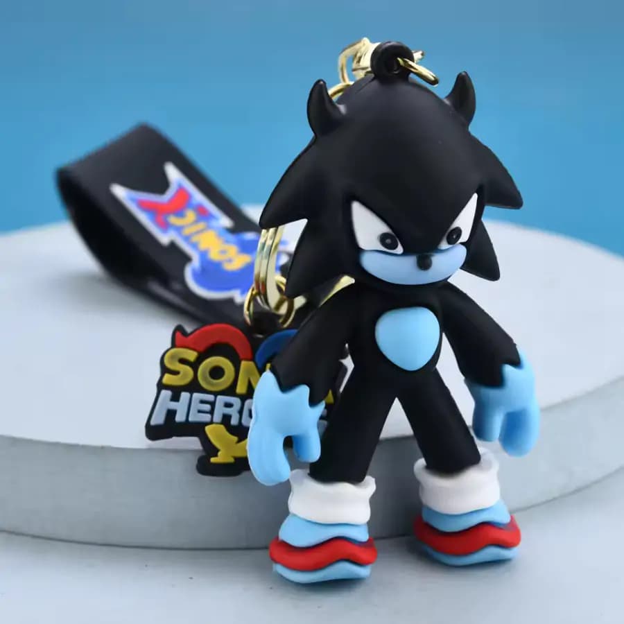 Bagito Dětská klíčenka Ježek Sonic Shadow PKBA2196 - náhled 2