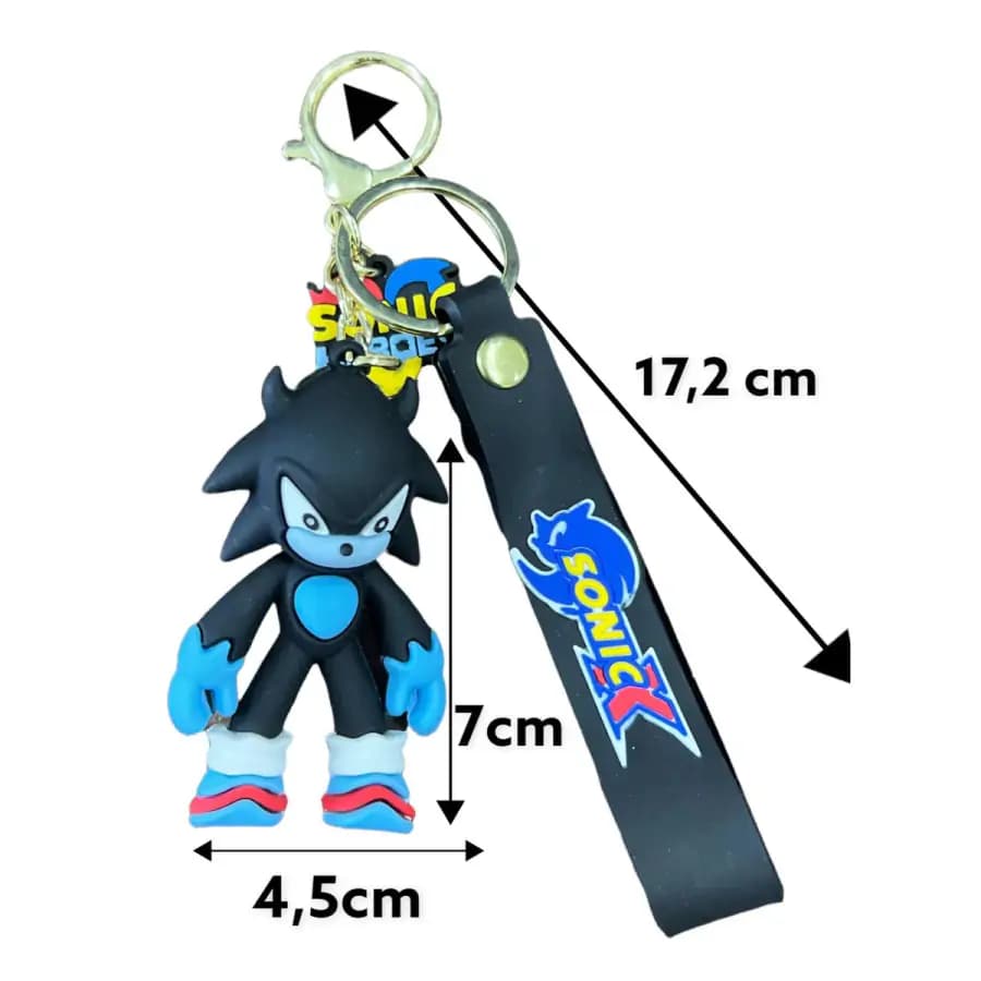 Bagito Dětská klíčenka Ježek Sonic Shadow PKBA2196 - náhled 4