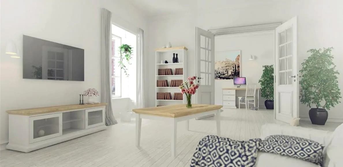 Falco Regál Provence 864 bílý - náhled 2