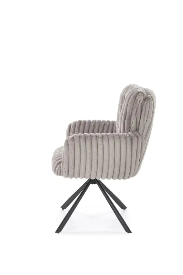 Halmar Otočné jídelní křeslo K572 - šedá - náhled 2