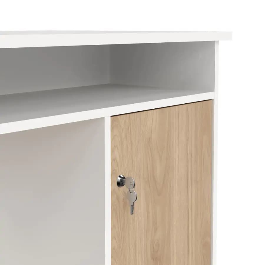 Falco Psací stůl Felix 491 bílá/jackson hickory - náhled 5