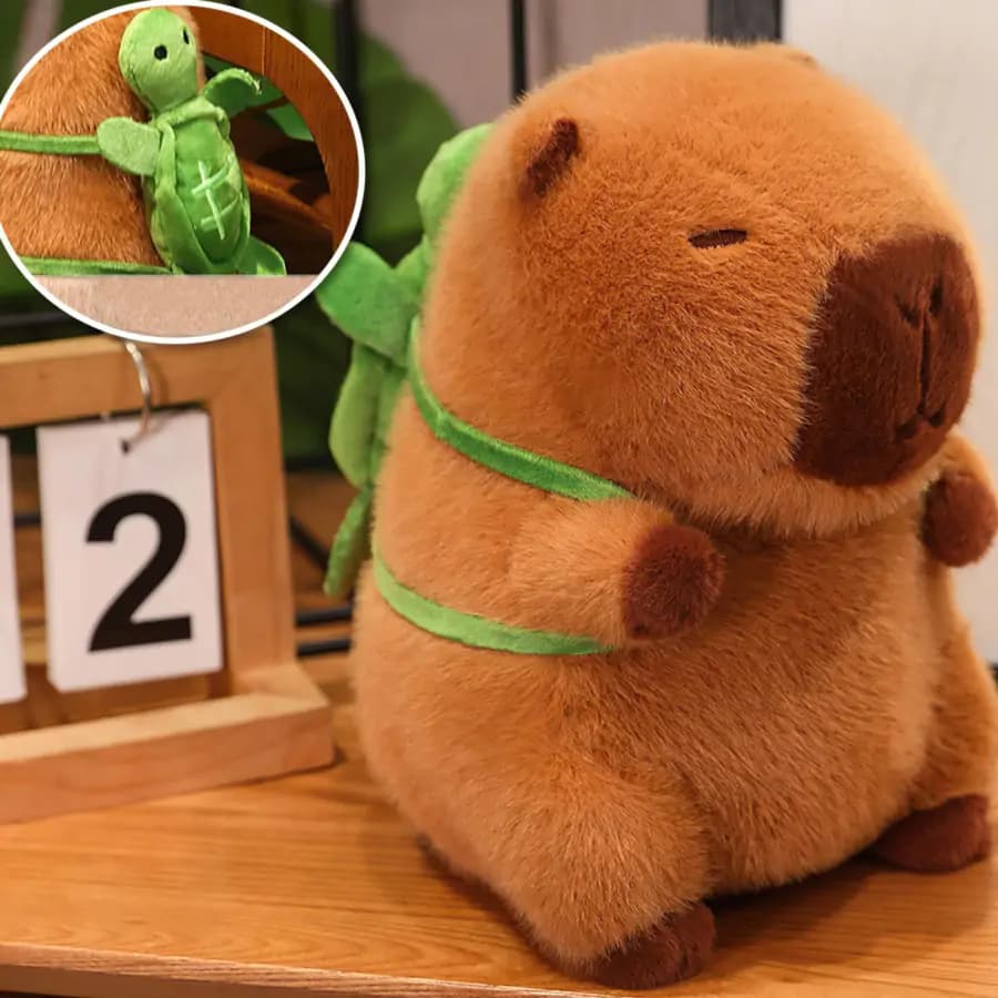 Plush Plyšová hračka Capybara s želvičkou PHPL2117 - náhled 2