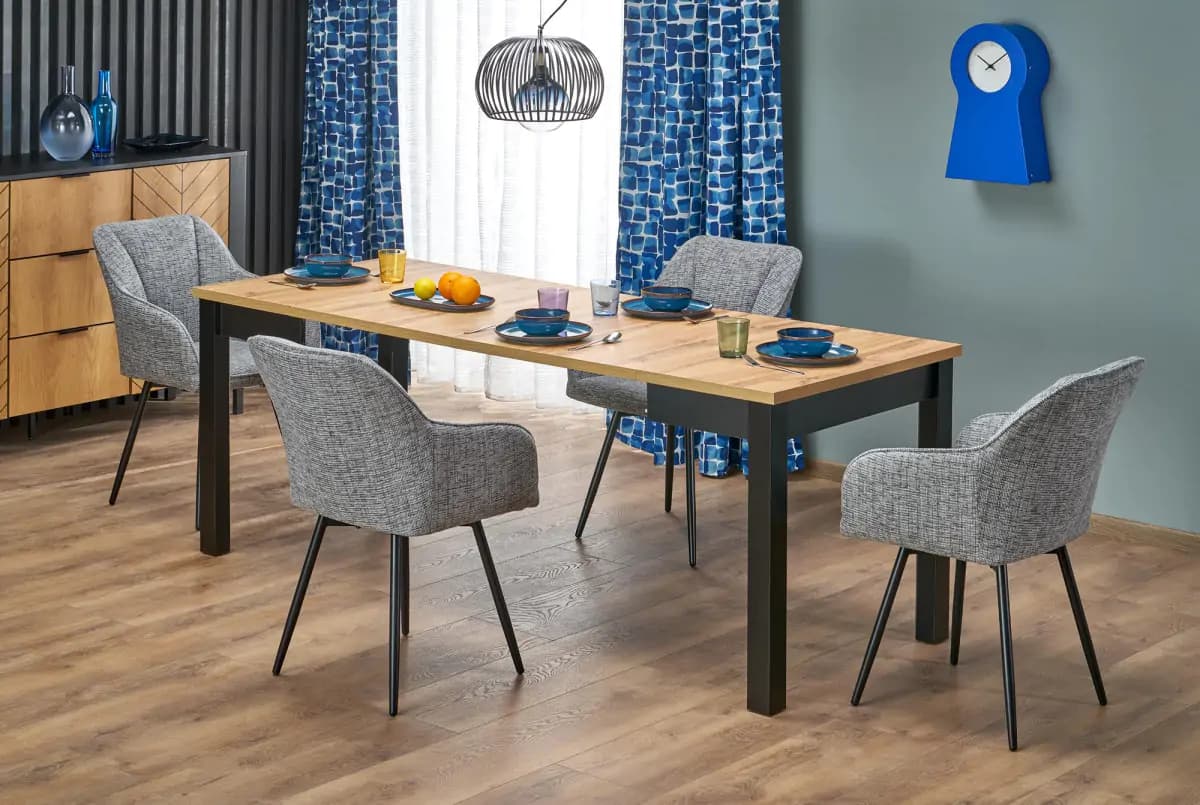 Halmar Otočná jídelní židle K576 - šedá - náhled 3