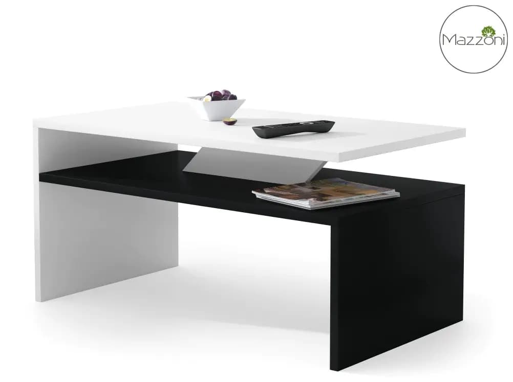 Casarredo Konferenční stolek PRIMA - bílá/černá