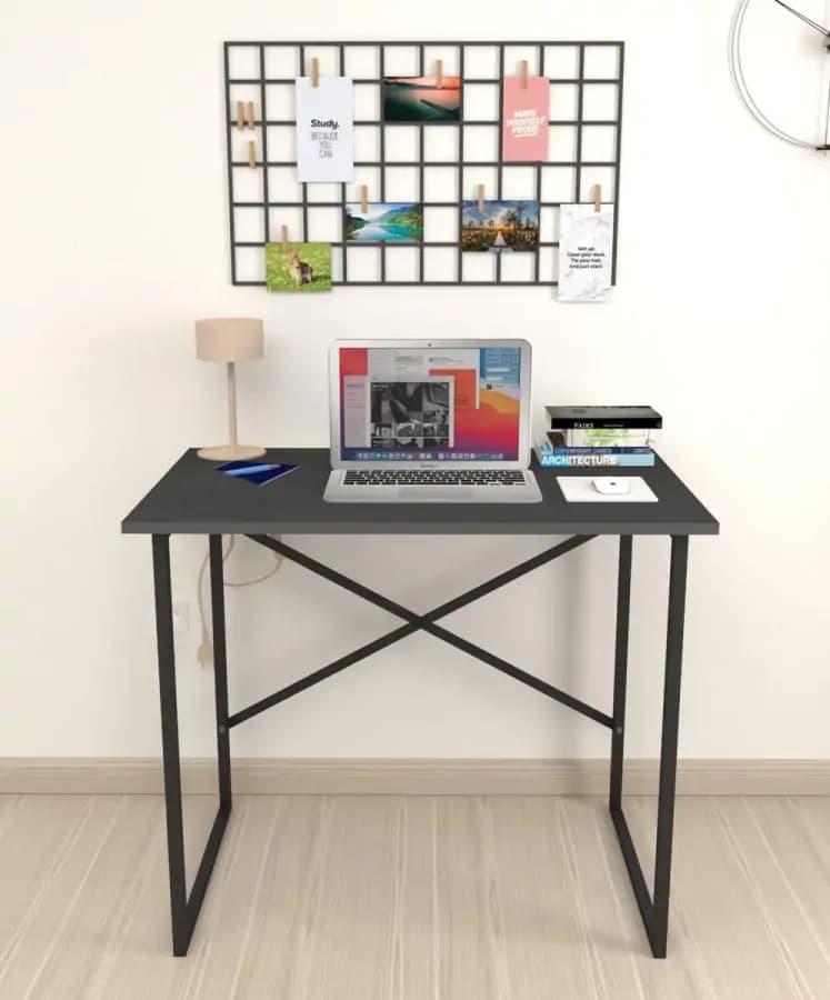 Casarredo Psací stůl ANGELA 90 - antracit/černá - náhled 2