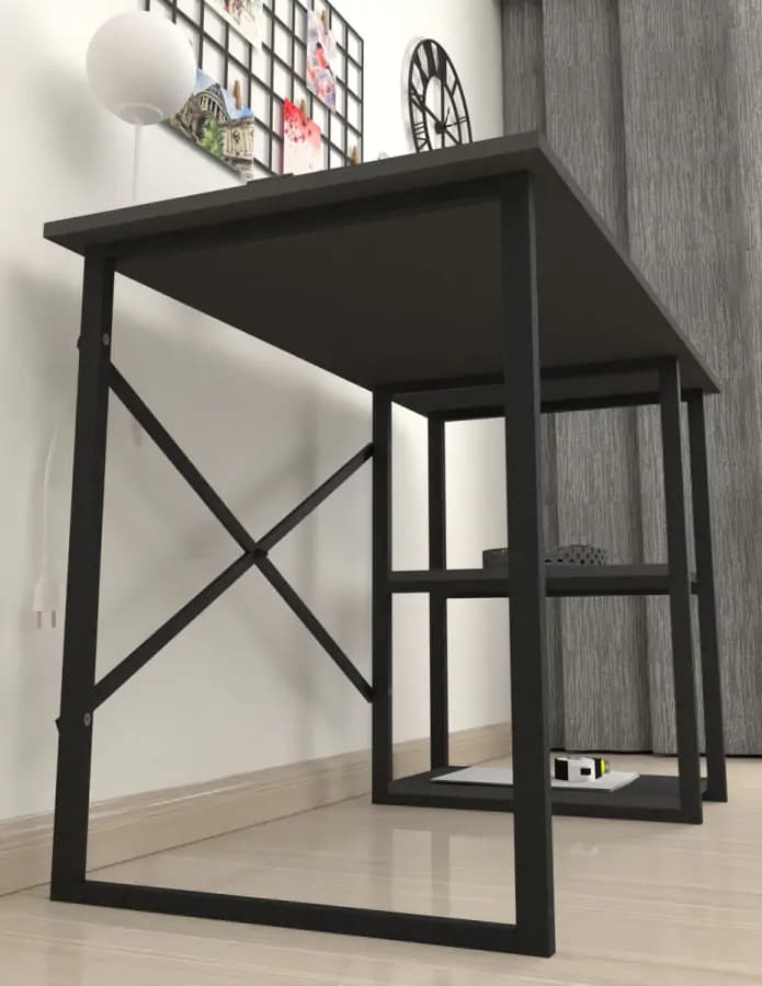 Casarredo Psací stůl IRVING 120 - antracit/černá - náhled 5