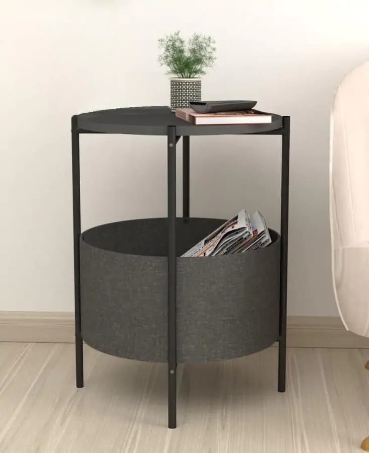 Casarredo Odkládací stolek JUDITH - antracit - náhled 2