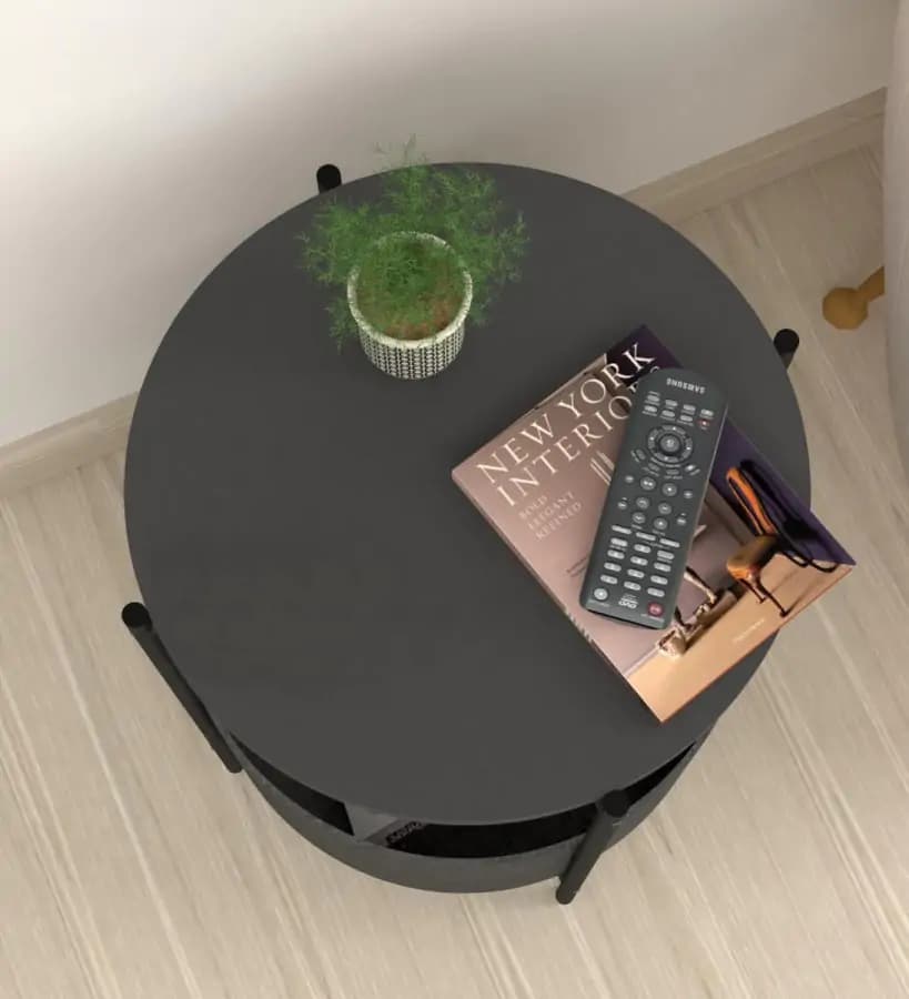 Casarredo Odkládací stolek JUDITH - antracit - náhled 3