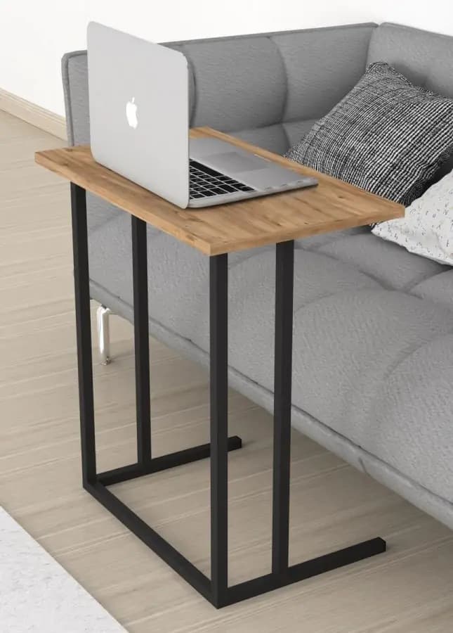 Casarredo Odkládací stolek FRANZ - borovice/černá - náhled 3