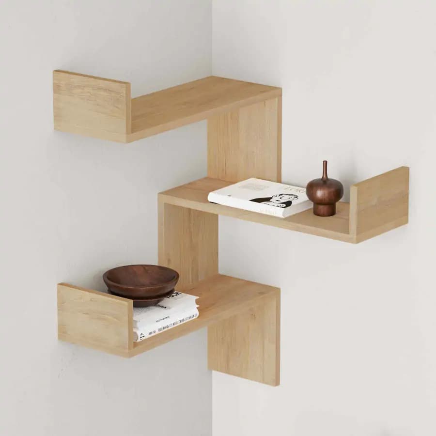 Casarredo Rohová police LACONIA - dub - náhled 2