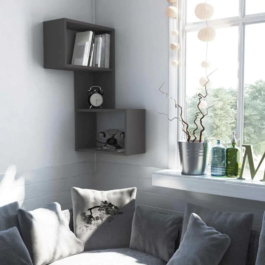 Casarredo Rohová police PYGMALION - antracit - náhled 2