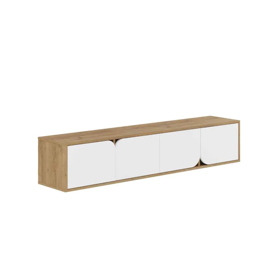 Casarredo TV stolek SERENNO - dub / bílá - náhled 2