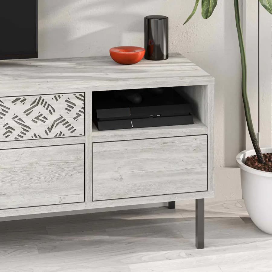 Casarredo TV stolek SACHI - antická bílá - náhled 5