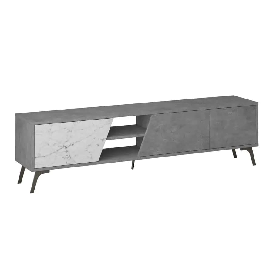 Casarredo TV stolek FARNESE - šedá/bílý - náhled 2