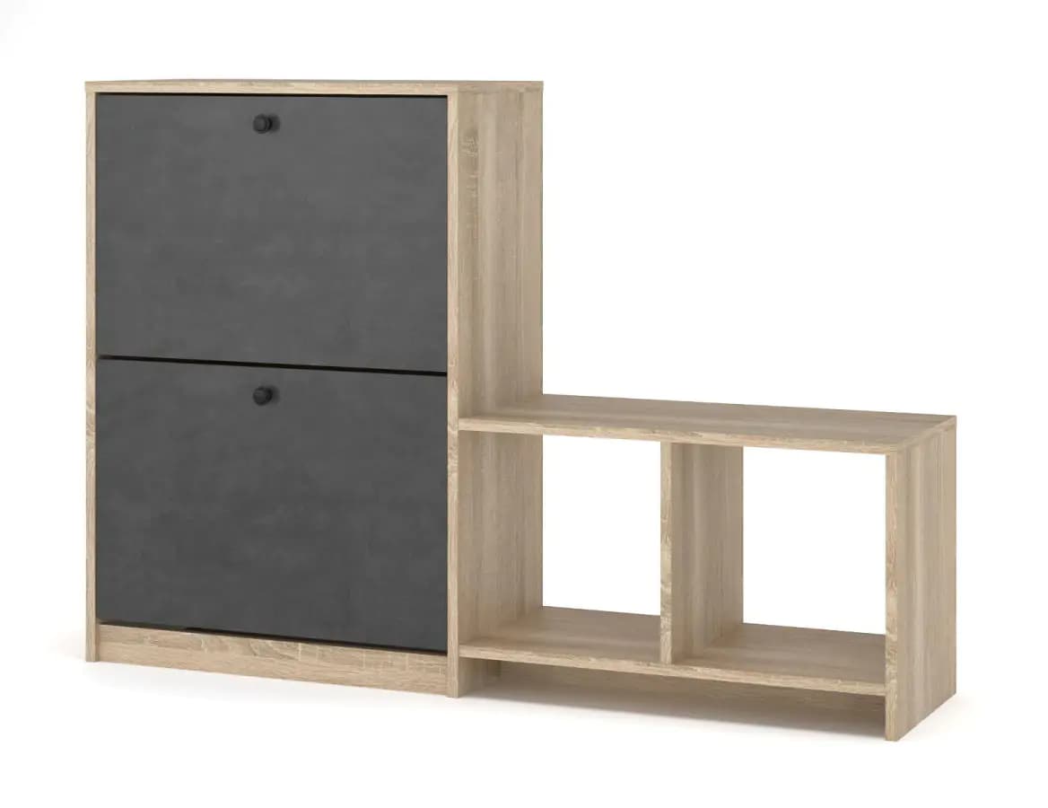Casarredo Výklopný botník široký PIZZO - dub sonoma