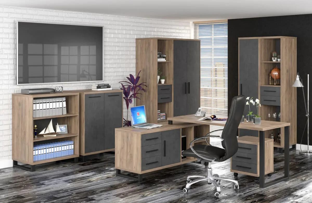 Casarredo Nízký regál ROSOLINI - dub tabaco/matera - náhled 3