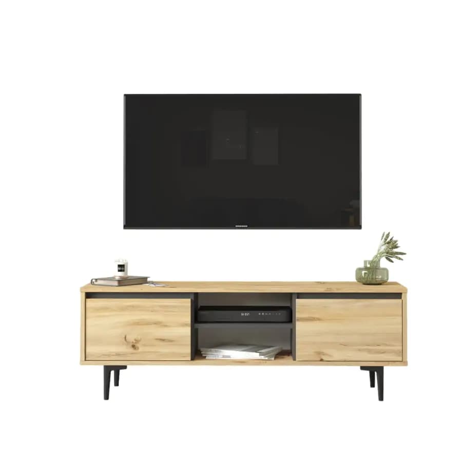 Casarredo TV skříňka ASPERE - dub/antracit - náhled 2