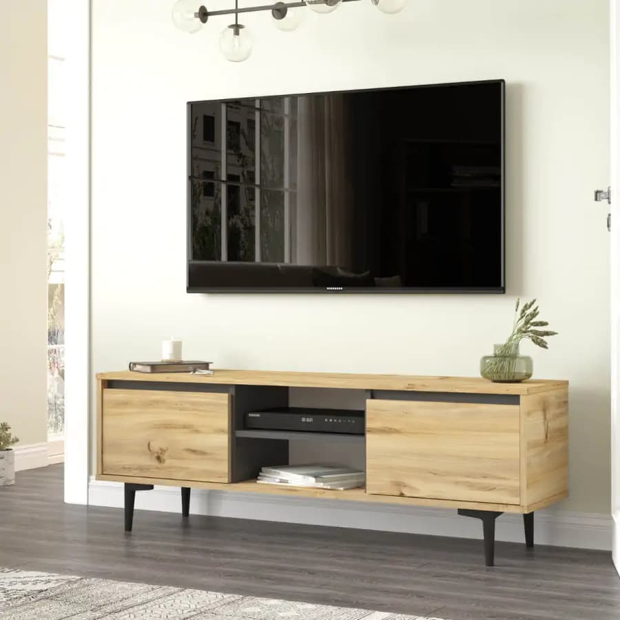 Casarredo TV skříňka ASPERE - dub/antracit - náhled 4