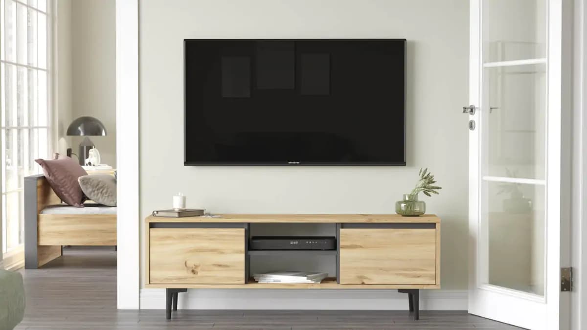 Casarredo TV skříňka ASPERE - dub/antracit - náhled 5