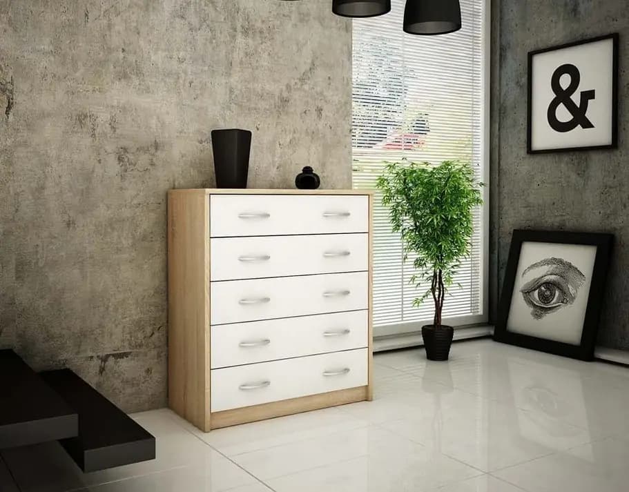 Casarredo Botník výklopný K022 - dub sonoma/bílá - náhled 3