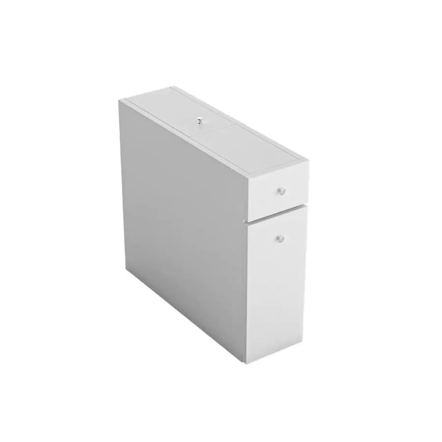 Casarredo Úzká koupelnová skříňka KALDER - bílá - náhled 4