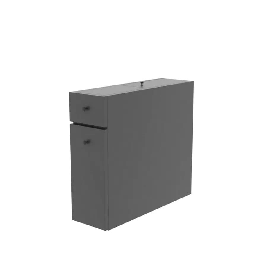 Casarredo Úzká koupelnová skříňka KALDER - antracit - náhled 4