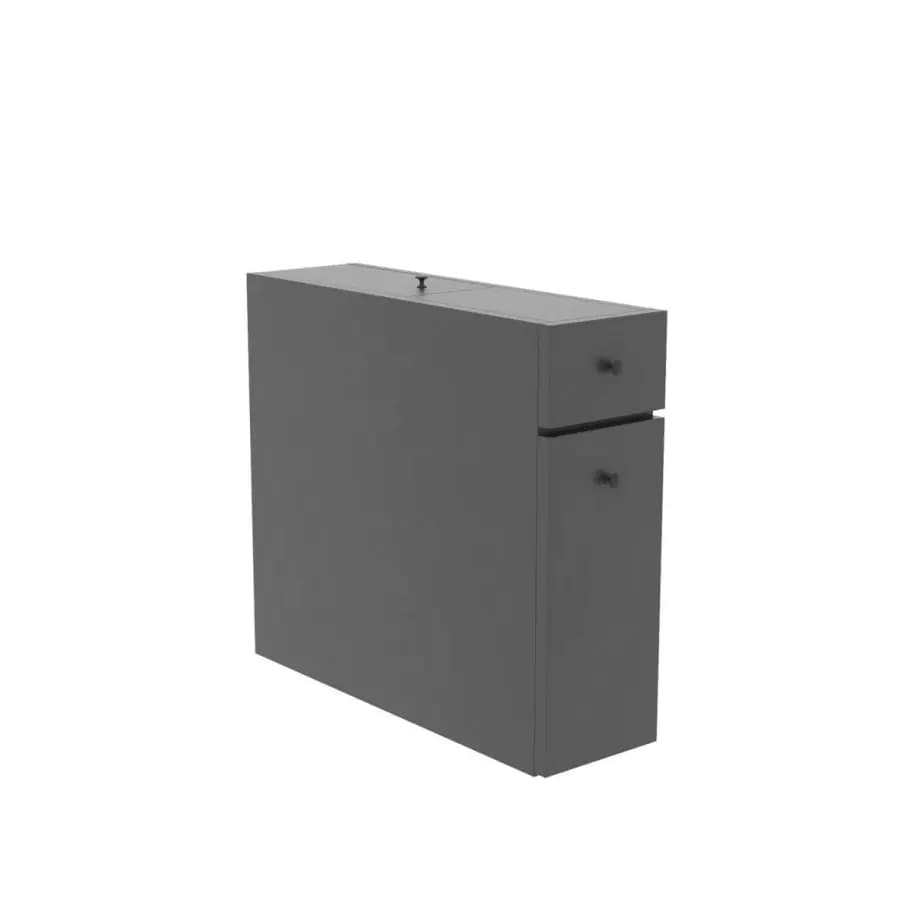Casarredo Úzká koupelnová skříňka KALDER - antracit - náhled 2
