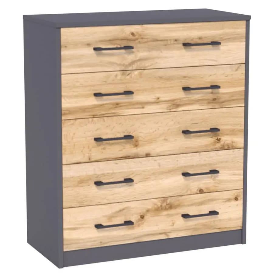 Casarredo Botník výklopný K022 - grafit/dub wotan
