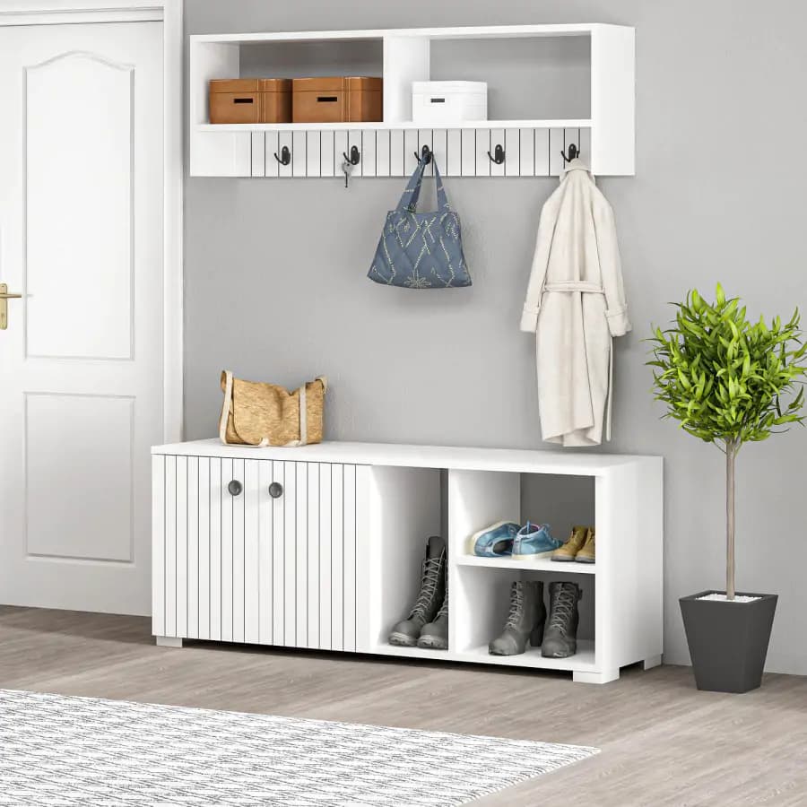 Casarredo Předsíňová sestava NULATO - bílá - náhled 3