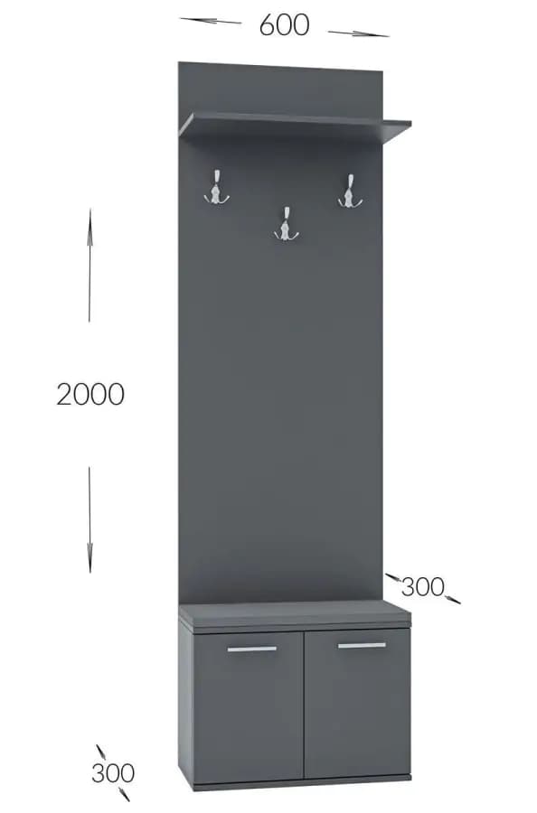 Casarredo ARMADI II předsíňová stěna - dub artisan - náhled 5