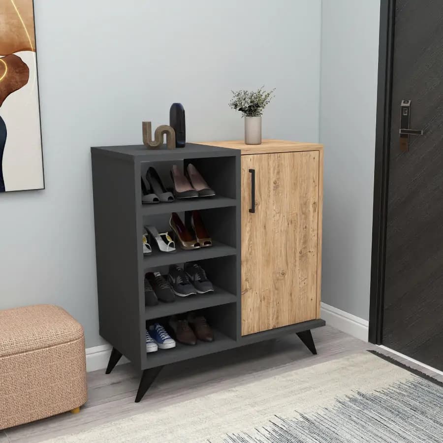 Casarredo Botník PELLA - borovice/antracit - náhled 4