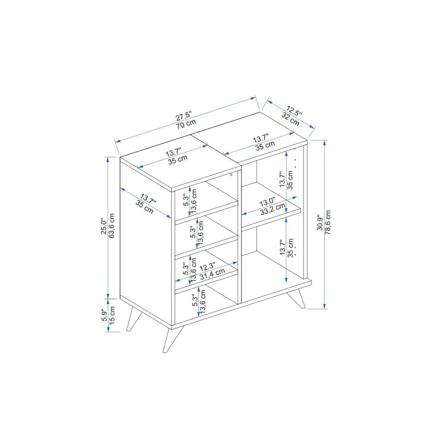 Casarredo Botník PELLA - borovice/antracit - náhled 5