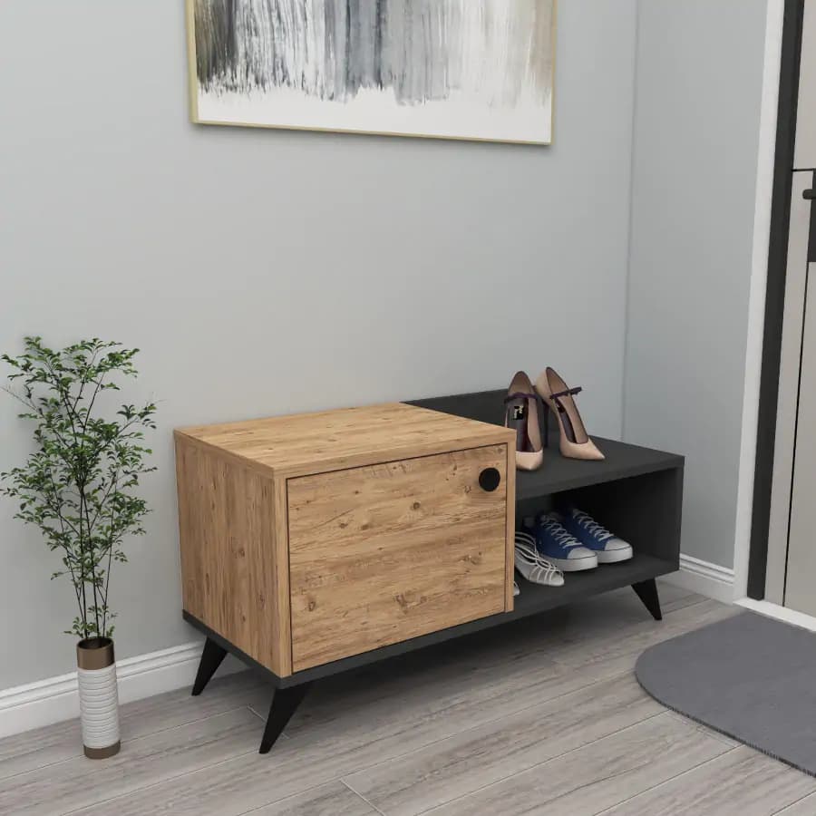 Casarredo Botník MYKONOS - borovice/antracit - náhled 3