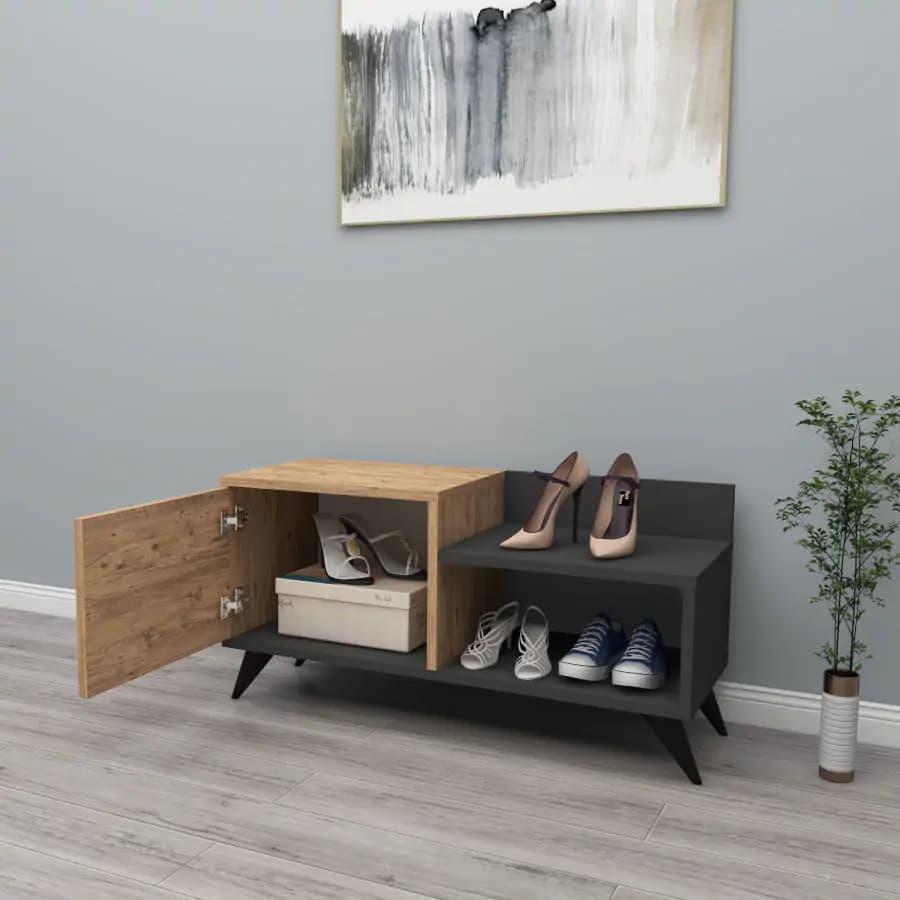 Casarredo Botník MYKONOS - borovice/antracit - náhled 2