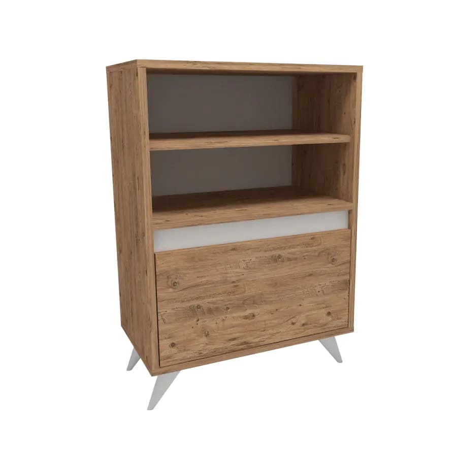 Casarredo Skříňka na boty VOLOS - borovice/bílá
