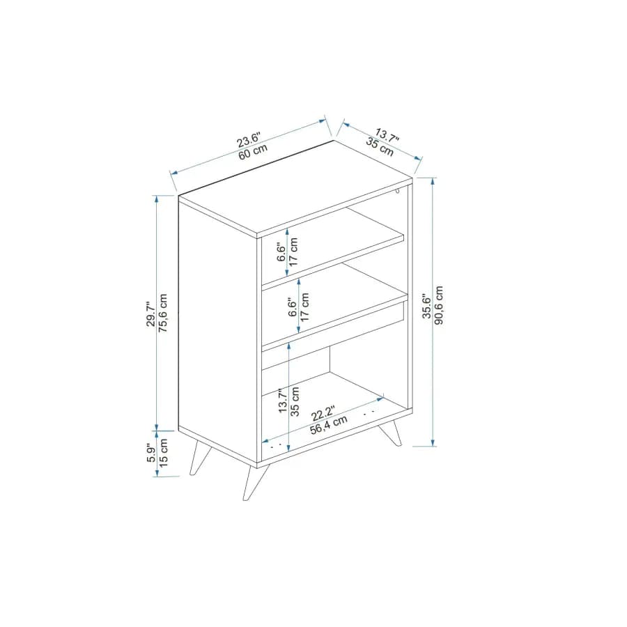 Casarredo Skříňka na boty VOLOS - borovice/bílá - náhled 5
