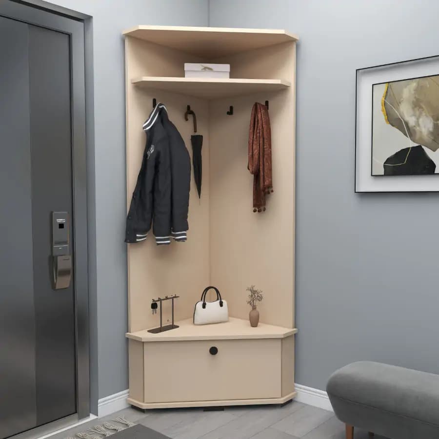 Casarredo Rohová předsíň VITINA - borovice /antracit - náhled 3