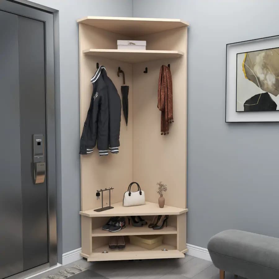 Casarredo Rohová předsíň VITINA - borovice /antracit - náhled 4